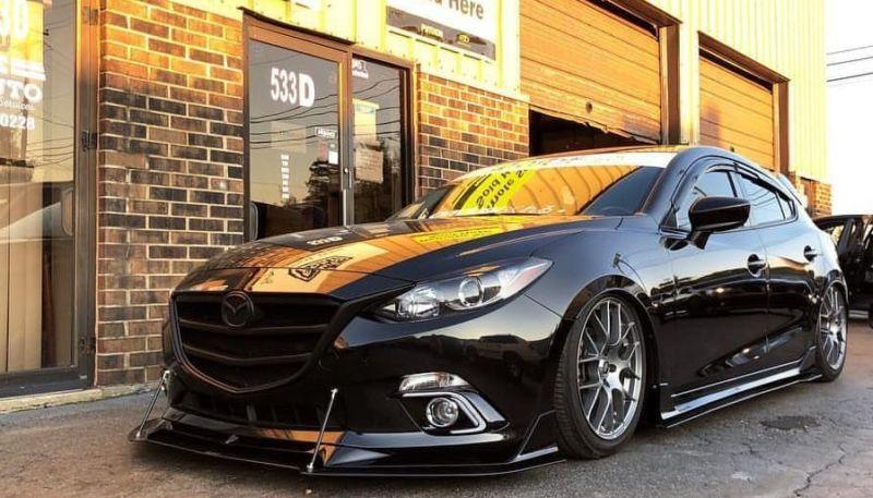 2014+ Mazda 3 Sedan/hatchback Side Splitters