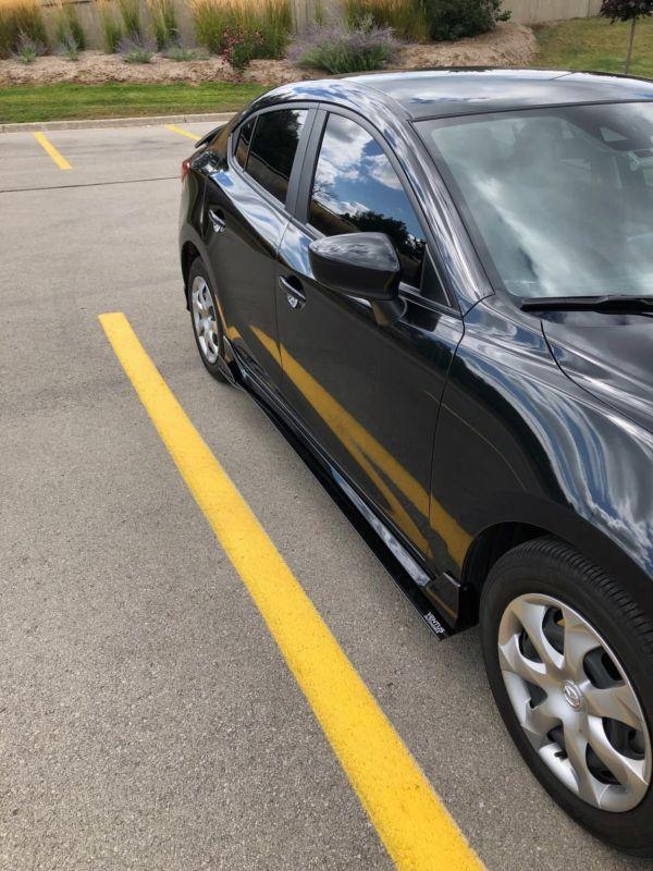 2014+ Mazda 3 Sedan/hatchback Side Splitters