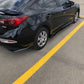 2014+ Mazda 3 Sedan/hatchback Side Splitters