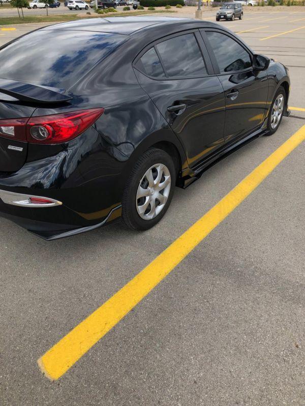 2014+ Mazda 3 Sedan/hatchback Side Splitters
