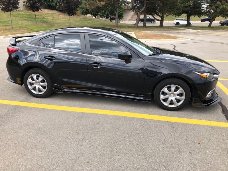 2014+ Mazda 3 Sedan/hatchback Side Splitters