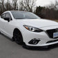 2014+ Mazda 3 Sedan/hatchback Side Splitters