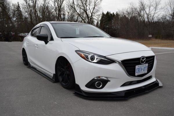 2014+ Mazda 3 Sedan/hatchback Side Splitters