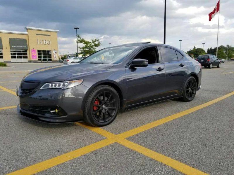 2015-2017 acura TLX Front Splitter