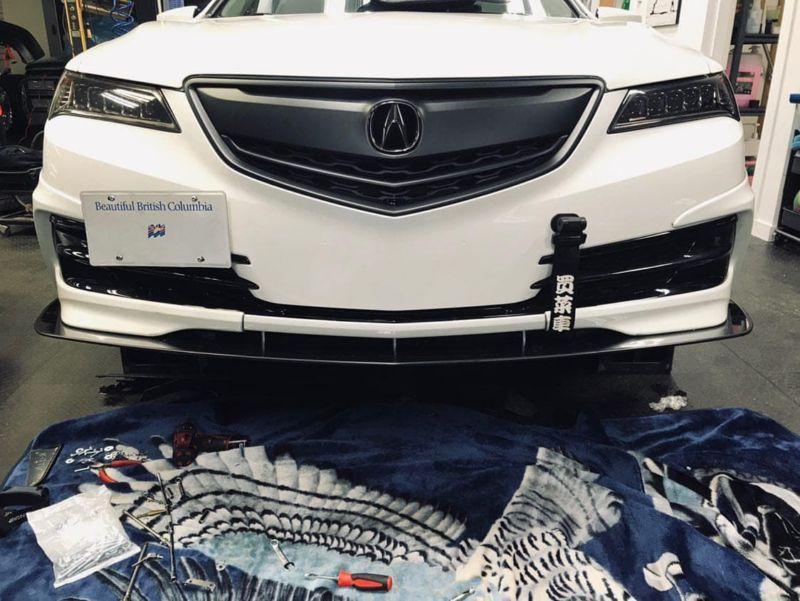 2015-2017 acura TLX Front Splitter