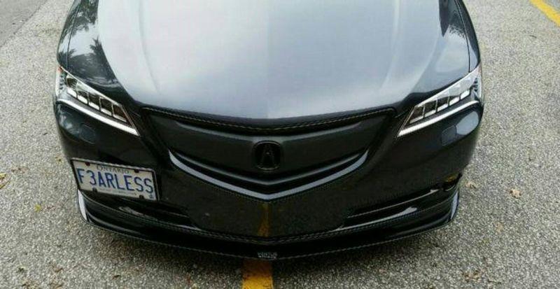 2015-2017 acura TLX Front Splitter