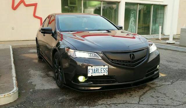 2015-2017 acura TLX Front Splitter Ventus AutoWorks 