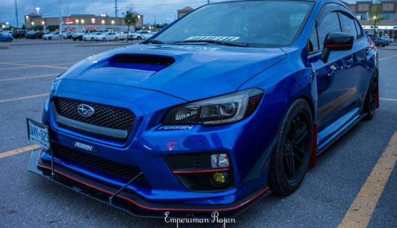 2015-2017 Subaru WRX with STi/Replica style Lip Front Splitter | Too Fast Autoparts | Order Online