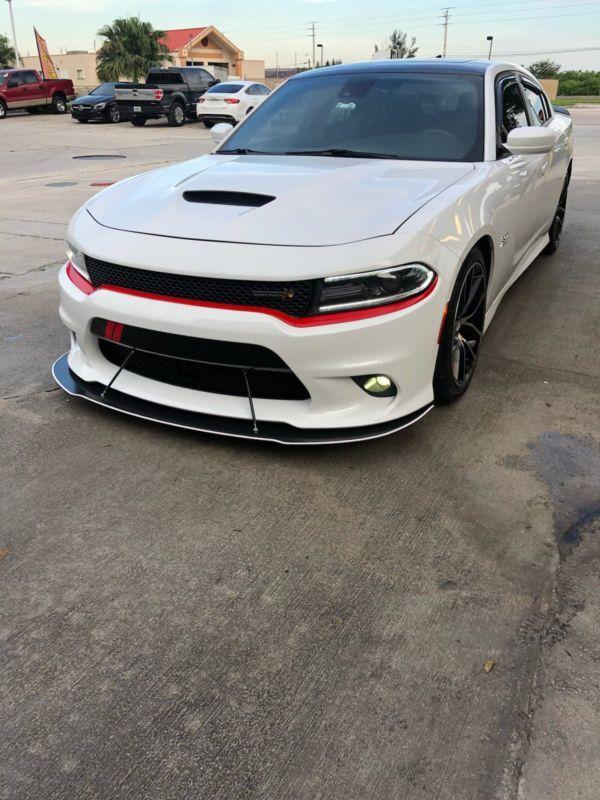 2015+ Dodge Charger SRT 392/HELLCAT/daytona 392/scat pack Front Splitter