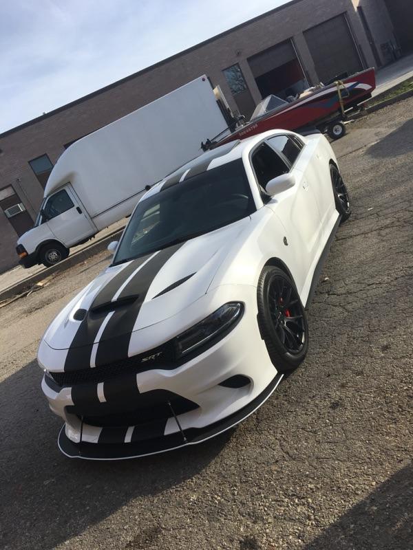 2015+ Dodge Charger SRT 392/HELLCAT/daytona 392/scat pack Front Splitter