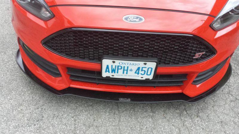 2015+ Ford focus ST Front Splitter