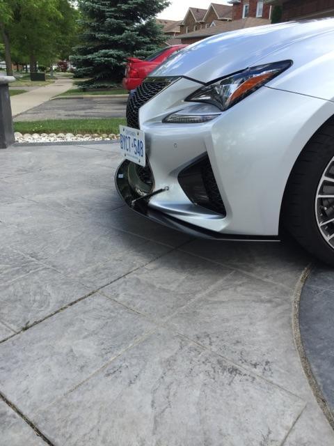 2015+ Lexus RCF Front Splitter