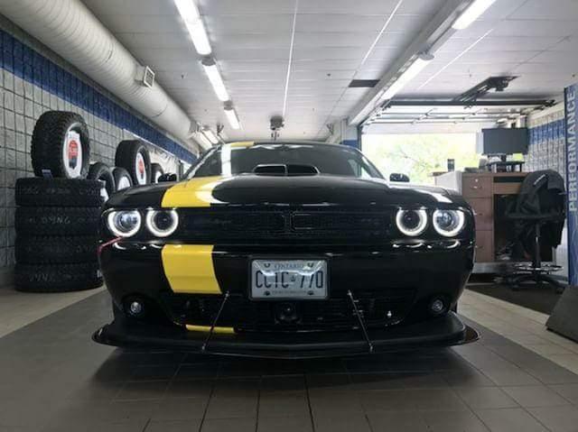 2015+ Dodge Challenger srt 392/rt scat pack Front Splitter Ventus AutoWorks 