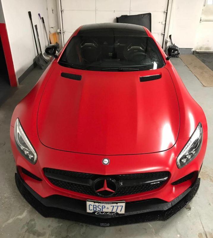 2015+ Mercedes Benz Gt/gts AMG Front Splitter Ventus AutoWorks 