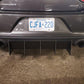 2015+Dodge Charger SCAT PACK/hellcat/daytona 392/srt 392 Rear Diffuser version 1 +Rear corner spats