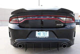 2015+Dodge Charger SCAT PACK/hellcat/daytona 392/srt 392 Rear Diffuser version 1 +Rear corner spats