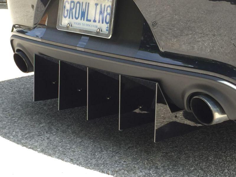 2015+Dodge Charger SCAT PACK/hellcat/daytona 392/srt 392 Rear Diffuser version 1 +Rear corner spats Ventus AutoWorks 