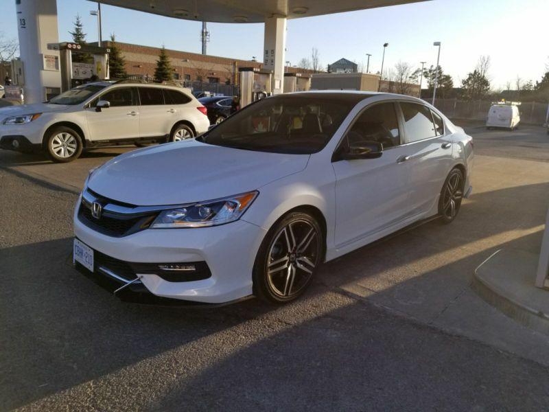 2016-2017 Honda Accord Sedan stock bumper/hfp kit front splitter Ventus AutoWorks 