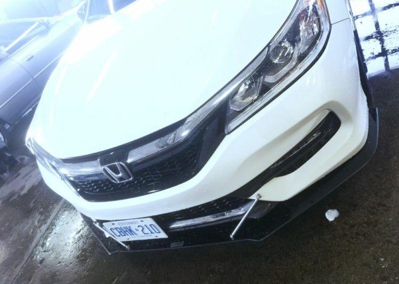 2016-2017 Honda Accord Sedan stock bumper/hfp kit front splitter Ventus AutoWorks 