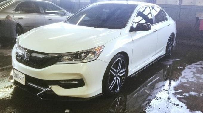 2016-2017 Honda Accord Sedan stock bumper/hfp kit front splitter Ventus AutoWorks 