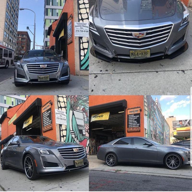2016-2018 cadillac cts Front Splitter