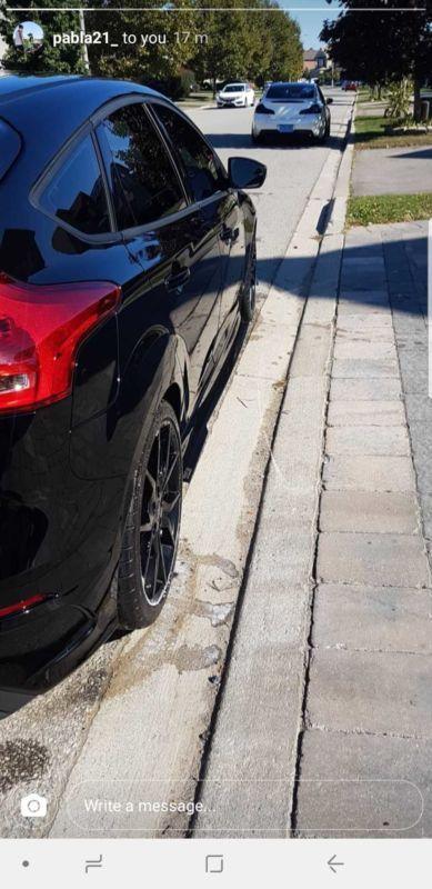 2016+ Ford Focus RS Side Splitters