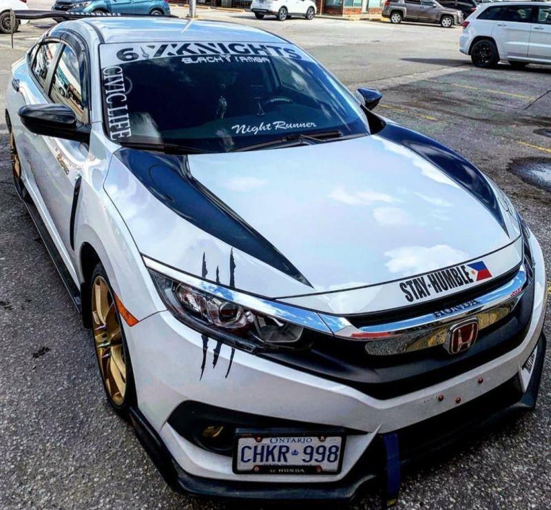 2016+ Honda civic sedan Side Splitters Ventus AutoWorks 
