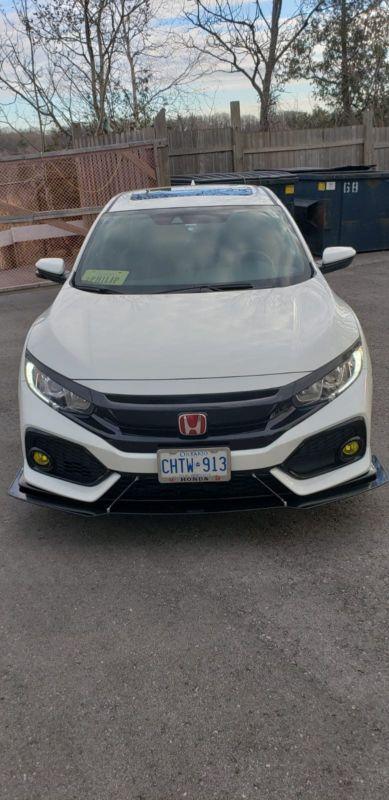 2017-2019 Honda civic hatchback sport/non sport Front Splitter