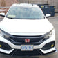 2017-2019 Honda civic hatchback sport/non sport Front Splitter