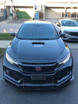 2017+ Honda civic type r lip version 2 Front Splitter