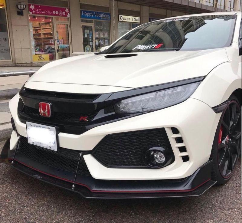 2017+ Honda civic type r lip version 1 Front Splitter Ventus AutoWorks 