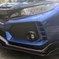 2017+ Honda civic type r lip version 1 Front Splitter Ventus AutoWorks 
