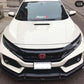 2017+ Honda civic type r lip version 1 Front Splitter Ventus AutoWorks 