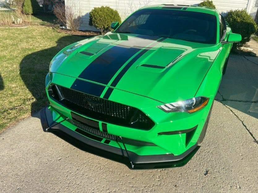 2018+ Ford Mustang Front Splitter Ventus AutoWorks 