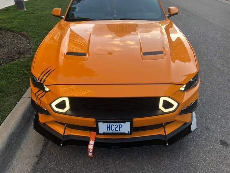 2018+ Ford Mustang Front Splitter  Too Fast Autoparts