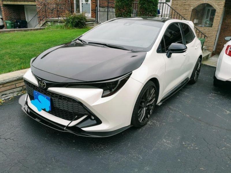 2018+ toyota corolla hatchback Front Splitter Ventus AutoWorks 