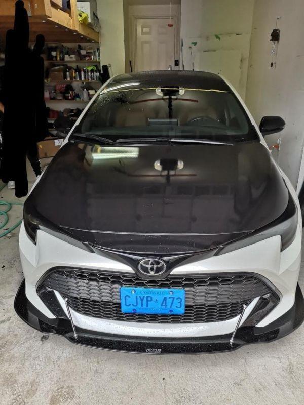 2018+ toyota corolla hatchback Front Splitter Ventus AutoWorks 