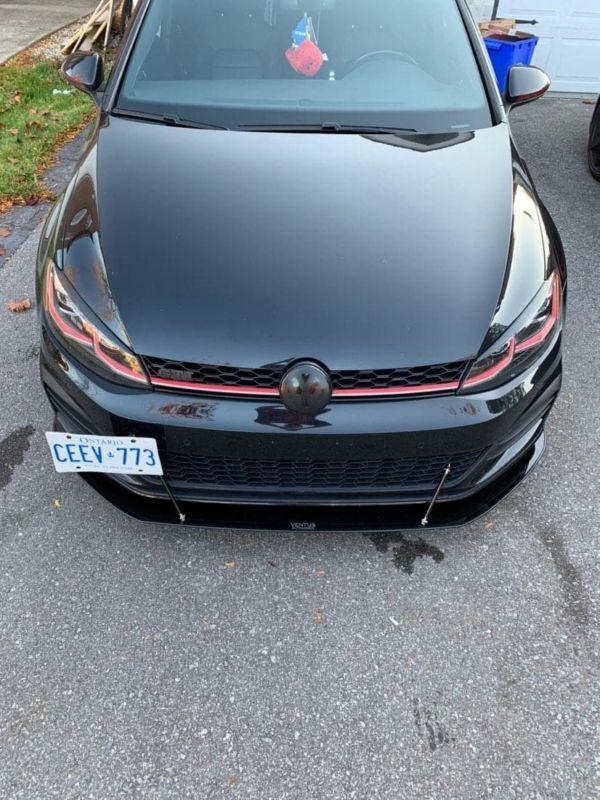 2018+ Volkswagen GTI mk7.5" Front Splitter" Ventus AutoWorks 