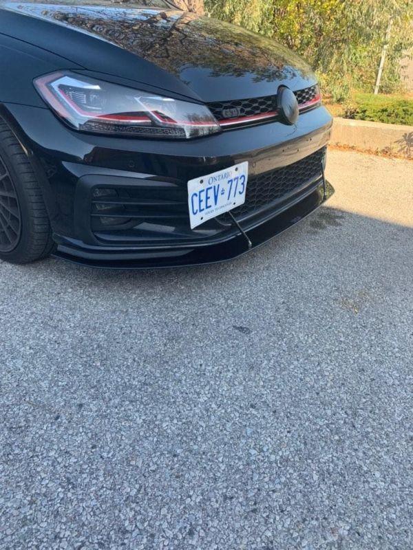 2018+ Volkswagen GTI mk7.5" Front Splitter" Ventus AutoWorks 