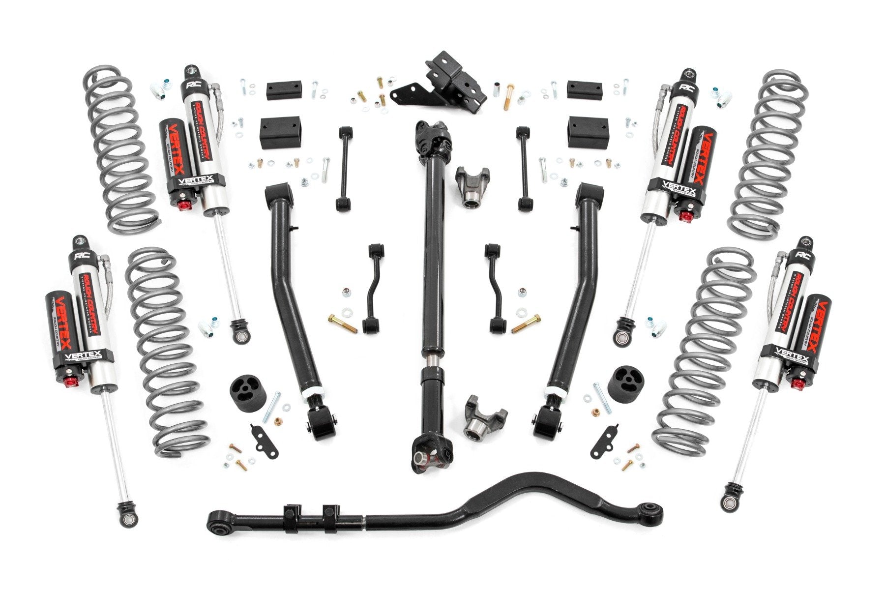 3.5 Inch Lift Kit | Adj Lower | FR D/S | Vertex | Jeep Wrangler JL (18-23)
