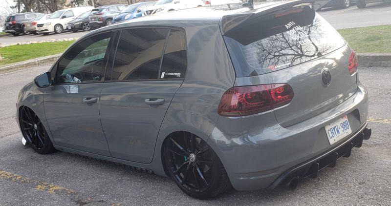 2010-2014 volkswagen GTI mk6 rear diffuser+Rear corner spats