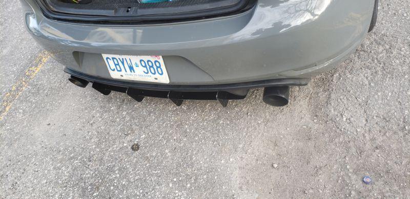 2010-2014 volkswagen GTI mk6 rear diffuser+Rear corner spats