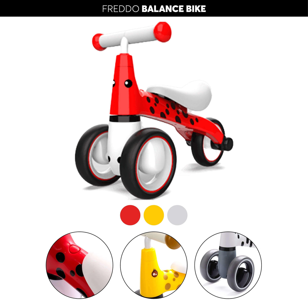 2023 Freddo Toys 3 Wheel Balance Bike