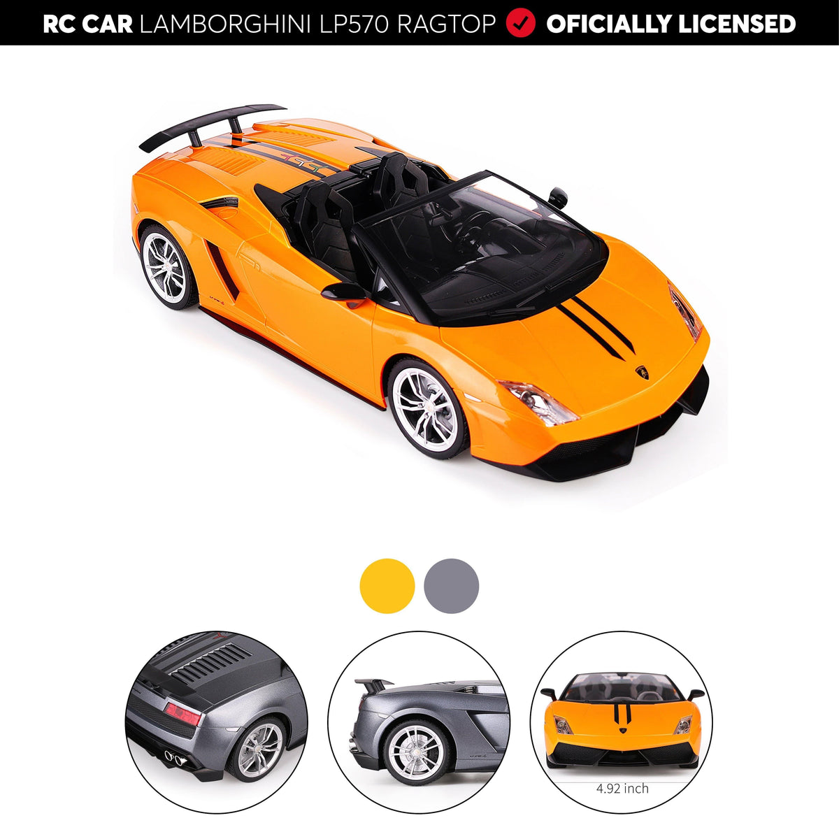 2023 Lamborghini LP570 Ragtop Remote Controlled Car