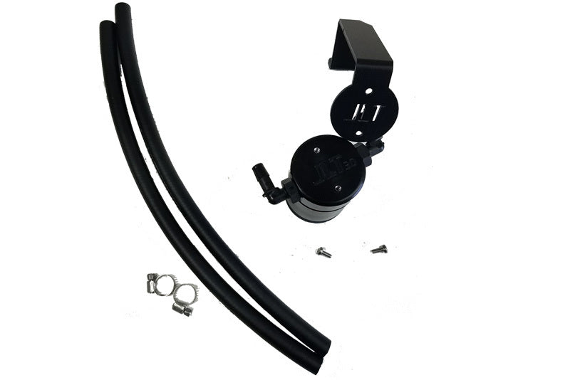 J&L 16-17 Chevrolet SS 6.2L Passenger Side Oil Separator 3.0 - Black Anodized