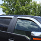 AVS 10-17 Chevy Equinox Ventvisor Outside Mount Front & Rear Window Deflectors 4pc - Chrome