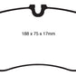 EBC 11 Audi A6 2.0 Turbo Yellowstuff Front Brake Pads