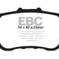 EBC 09-14 Acura TSX 2.4 Yellowstuff Rear Brake Pads