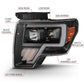 ANZO 2009-2014 Ford F-150 Projector Light Bar G4 H.L. Black Amber | Too Fast Autoparts | Order Online | Canada & USA Shipping