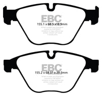 EBC 10+ BMW 535i 3.0 Turbo (F10) Redstuff Front Brake Pads